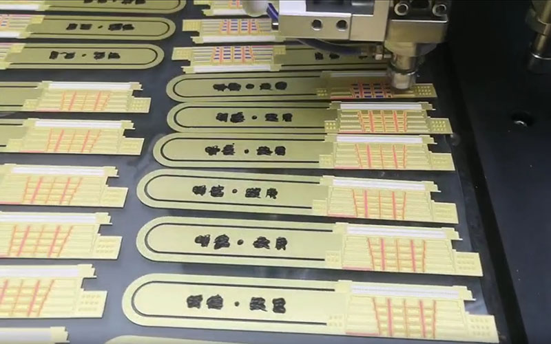标牌、铭牌自动上色填油机